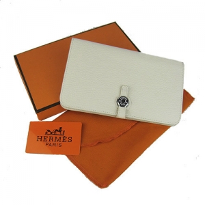 ר��Ʒ�� Hermes���¿� �װ�ɫ��֦������Ů�� HermesǮ�� ������ŮʿǮ��
