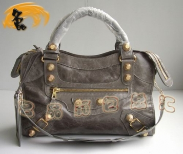 084332B �������Ҿ�������� �¿��ɫţƤб��� BALENCIAGAʱ��Ůʿ�����