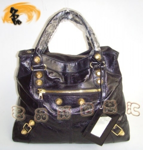 084326B ��AƷ�� �������Һ�ɫ�ߵ�ţƤʱ��Ůʿ����/����� BALENCIAGA������