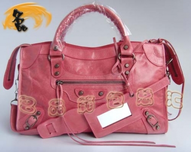 084332 �¿�ۺ�ɫţ��ƤŮ�� BALENCIAGA �������� ������ ʱ��Ůʿ����/б���