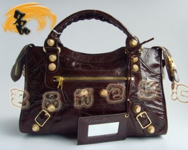 084332B ר��Ʒ�� BALENCIAGA���ɫţƤ����� б��� �������һ�����