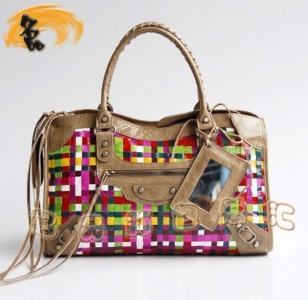 084332 ��������ʱ��Ůʿ����� BALENCIAGA�¿��֯б��� ����������