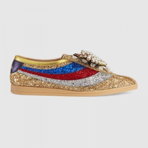 494609 GUCCI Falacer֯��װ�� ���ŷ� �������� �Ͱ��˶�Ь ��ɫ