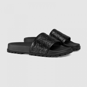 431070 ��ѹGucci Signature��Ƥ ���������Ь ӡ����Ь ��ɫ