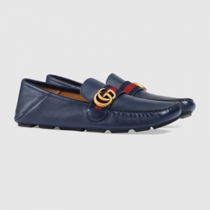 450891 GUCCI ֯��װ�� ˫G������� ������Ƥ �ݳ�Ь ��ɫ