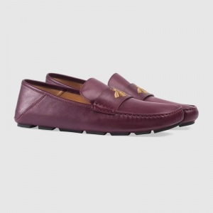 473769 GUCCI ˿�ߴ����۷�װ�� ��Ƥ��Ƥ �ݳ�Ь �Ϻ�ɫ