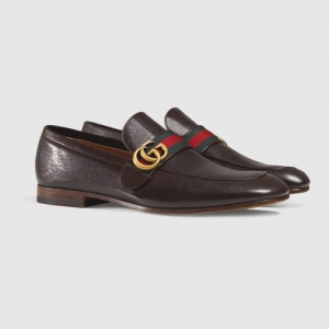 428609 GUCCI GG ֯��װ�� ��Ƥƽ����Ь �ָ�Ь ��ɫ