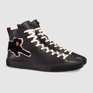 456216 GUCCI ���Ӵ������� Ƥ�� ��Ь �߰�Ь ��ɫ