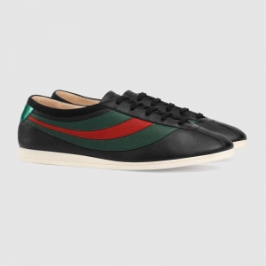 483266 GUCCI Falacer֯��װ�� ���ŷ� ��Ƥ �Ͱ��˶�Ь ��ɫ