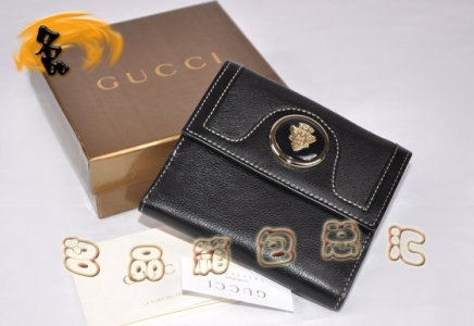 225240 GUCCI�¿���Ƥʱ����ʿǮ�� GUCCIţƤǮ�� GUCCI�̿�Ǯ��