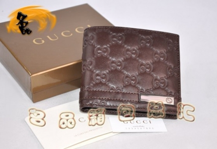 233102 ר��Ʒ�� GUCCI˫GţƤѹ��Ǯ�� GUCCI�̿�Ǯ�� �а� ��ɫ