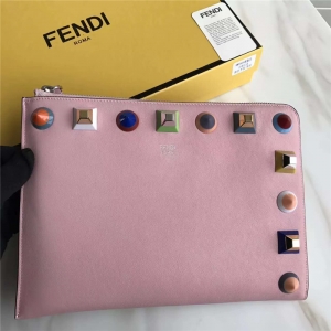 FENDI �ҵ� 0365S �¿�����СţƤ��ɫí�������������ð� ӣ����