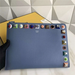 FENDI �ҵ� 0365L �¿�����СţƤ��ɫí�������������ð� ����ɫ