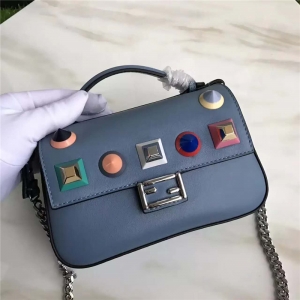 FENDI 1765 17�¿�СţƤ��ɫí���� ���濪�� ˫F�������� ��ȸ��