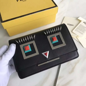 2346  Fendi 2017�¿�  ROUND EYES���� ���� ����СţƤ ������б���  ��ɫ