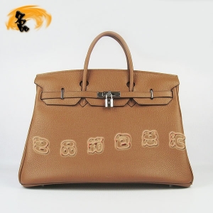 6099 Hermes Birkin ����� Hermes��֦�� 40cm ����� Hermes 40Birkin ǳ��ɫ����