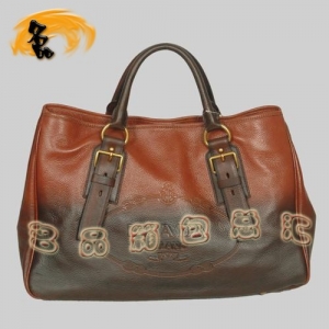 8602  Prada����1:1Ʒ��Ů�� ������ߵ�ţƤ����� Pradaб��� �����ɫ