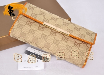 112715 Gucci����˫G����ŮʿǮ�� Gucci����Ǯ�� GucciŮ�� Ǯ�� �����ɫ