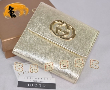 162759 ԭ��һ��һƷ�� ���ڸߵ�ţƤŮʿǮ�� Gucci�̿�Ǯ�� GucciǮ�� ǳ��ɫ