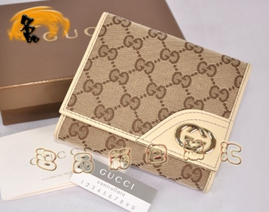 181596 Gucci����� ˫G����ʱ��ŮʿǮ�� Gucci�̿�Ǯ�� GucciŮ�� �����װ�ɫ