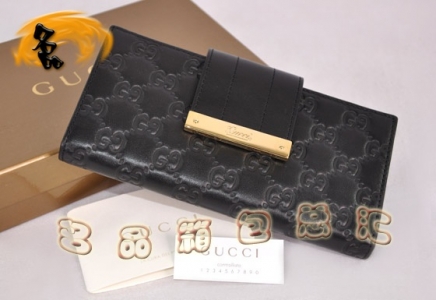 181668 Gucci���¿� ʱ����ʿ����Ǯ�� GucciǮ�� ����ţƤ˫Gѹ���а� ��ɫ