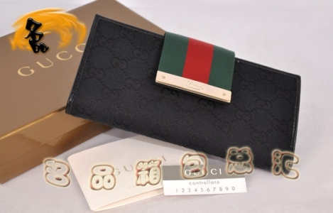 181668 Gucci���¿� ʱ����ʿ����Ǯ�� GucciǮ�� ����˫G�����п�Ǯ�� ��ɫ