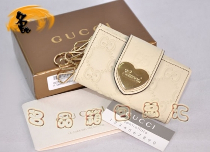203551 Gucci����ţƤ˫Gѹ��Ů�� GucciԿ�װ� GucciԿ�׼� һ��һƷ�� �װ�ɫ