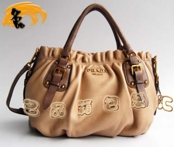 80066 ��ƷƷ�� Prada���¿� ����ţƤʱ��Ů�� Pradaб��� Prada����� �װ�ɫ
