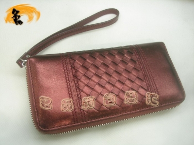 08718 Bottega Veneta��Ƥ��֯Ǯ�� BVŮ�� Bottega����Ǯ�� ���� �ְ� ���ɫ