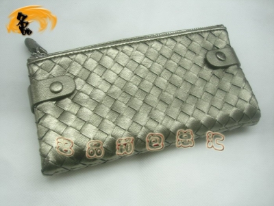 08748 Bottega Veneta��Ƥ��֯Ǯ�� BV���ð� Bottega����Ǯ�� ���� ��ͭɫ