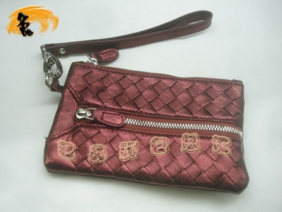 08763 Bottega Veneta��Ƥ��֯Ǯ�� ��ץ�� BV��Ǯ�� BottegaӲ�Ұ� ���ɫ