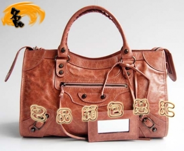 084332 �������һ����� �������ҽ���ţƤ����� Balenciaga����� Ů�� ����ɫ