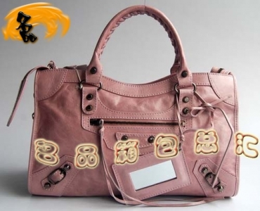 084332 �������һ����� �������ҽ���ţƤ����� Balenciaga����� Ů�� ǳ��ɫ