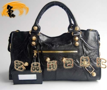 084328B Balenciaga����� ������ ������������� ������Ƥ���Ů�� ��ɫ