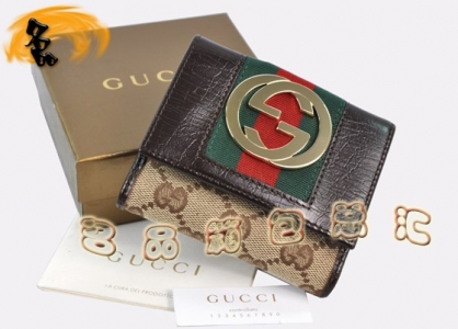131866 һ��һƷ�� Gucci���¿� ����ʱ��ŮʿǮ�� Gucci�̿�Ǯ�� ������ �����ɫ