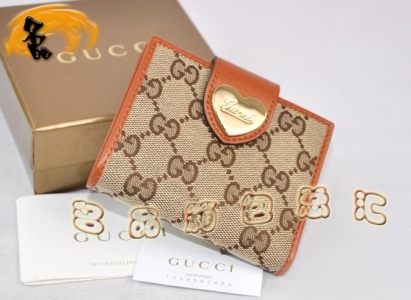 203548 GucciǮ�� ����ר��˫G����ʱ��ŮʿǮ�� Gucci�̿�Ǯ�� �����ɫ