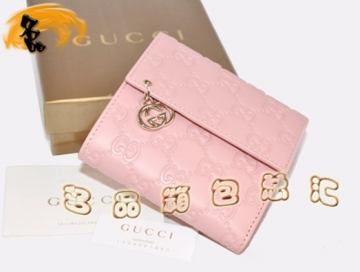 212106 ����Ǯ�� Gucci���¿� Gucci���ڸߵ�ţƤŮʿǮ�� Gucci�̿�Ǯ�� �ۺ�ɫ
