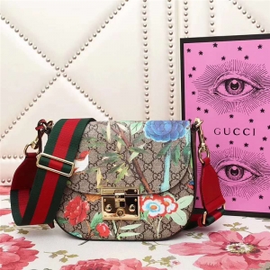 453189 Gucci Supreme Tian ����ӡ�� ��� б�������� ��ľɫ