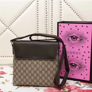 353431 GUCCI ˫Gӡ�� ��Ƥƴ������ Ů�� ����б��� ��ɫ