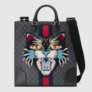 478326 GUCCI ����è���� GG Supreme�߼����췫�� ����� �ڻ�ɫ