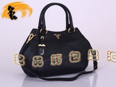 BN1777 PradaŮ�� �¿�ʱ��Ůʿ���а� Prada����� ������б��� ��ɫ