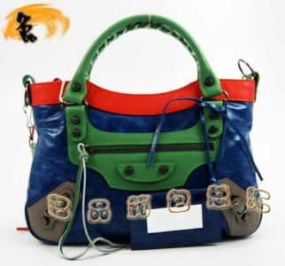 084331  ������������� BalenciagaŮ�� ����ţƤ����ʱ��Ů�� ������ɫ
