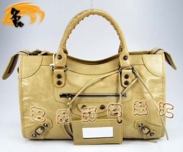 084332  Balenciaga������ �������ҵ���� ����ţƤ����ʱ��Ů�� ����� ǳ��ɫ