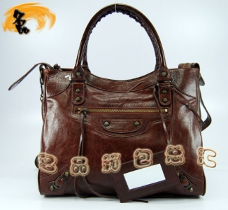 084616  Balenciaga������ �������ҵ���� ����ţƤ����ʱ��Ů�� ��ɫ