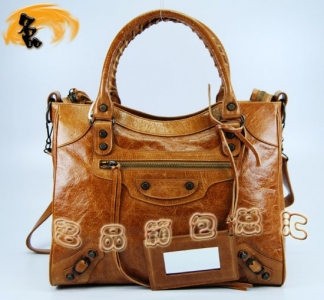 084616  Balenciaga������ �������ҵ���� ����ţƤ����ʱ��Ů�� ����� ��ɫ