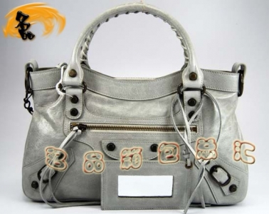 103208  �������һ����� Balenciaga����� ������Ƥʱ��Ů�� ����� ǳ��ɫ