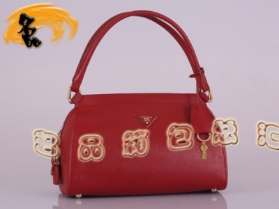 BR4418  Prada����� ����������� ʱ�����а� ����ͷ��ţƤŮ�� ��ɫ