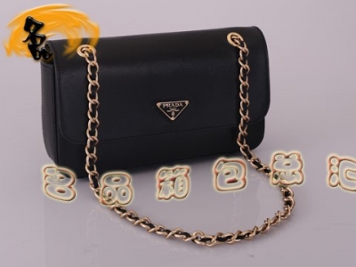 BT0750  Prada����� ����ͷ��ţƤŮ�� �¿�Ůʿ���а� ������б��� ��ɫ