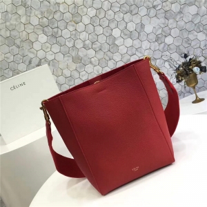 Celine ���� Seau Sangle ��Ƥ��֦�� ����� SangleˮͰ�� ��ɫ