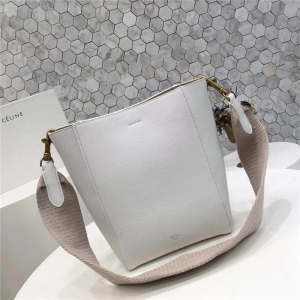 Celine ���� Seau Sangle ��Ƥ��֦�� ����� SangleˮͰ�� ��ɫ